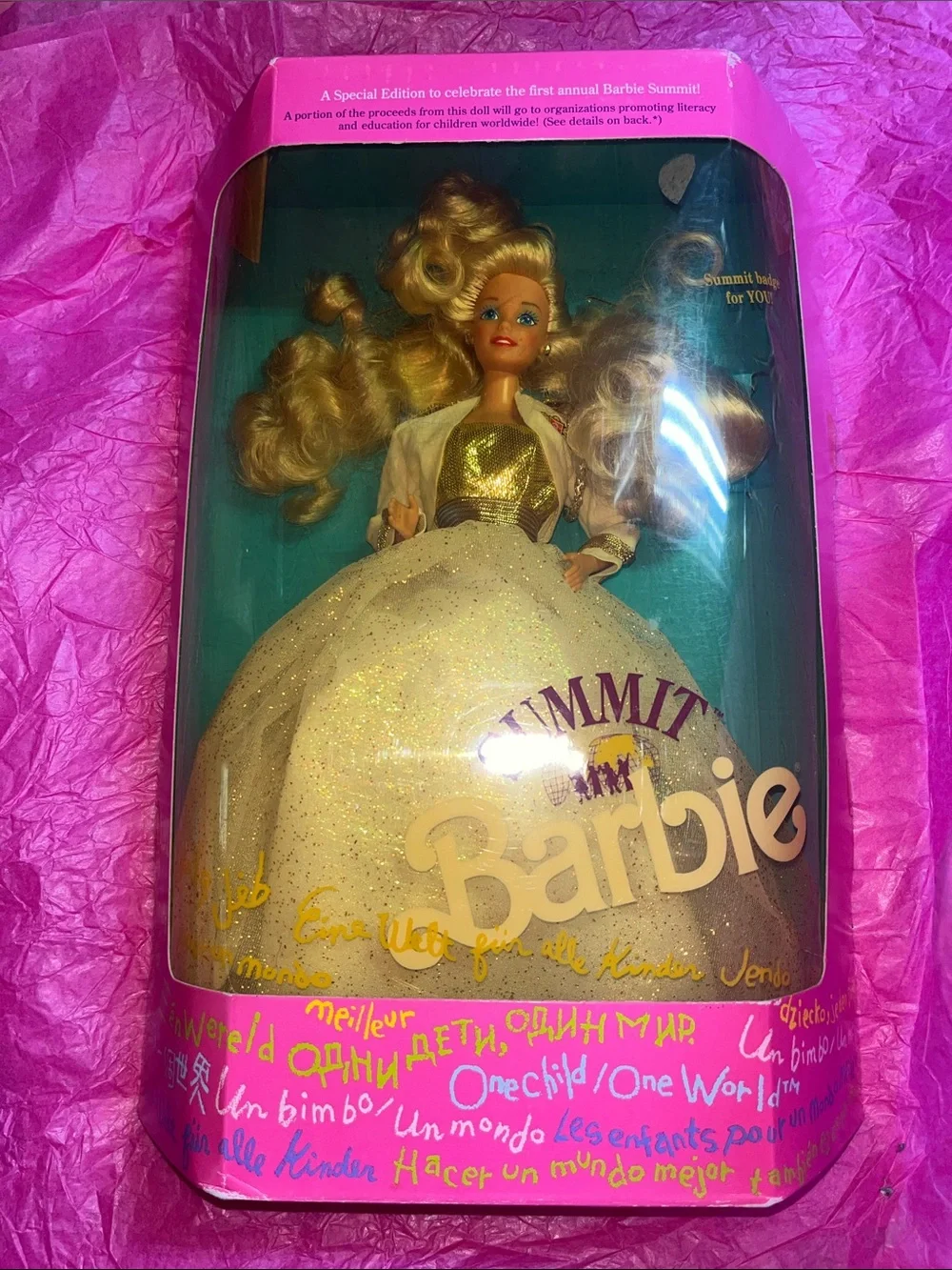 1990 Special Edition First Annual Summit Barbie (Mattel Model #7027) NRFB